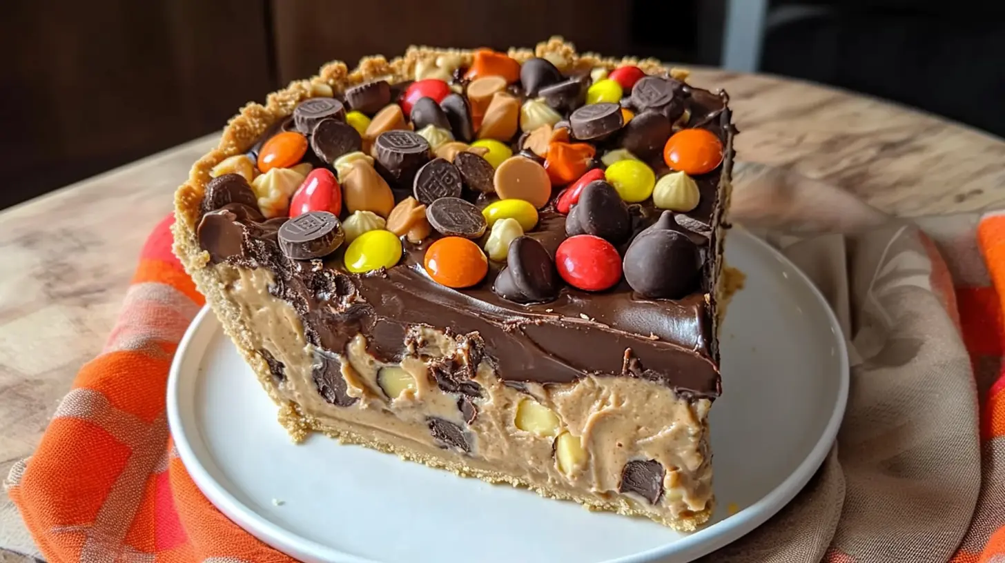 Giant Reese’s Peanut Butter Cup Pie