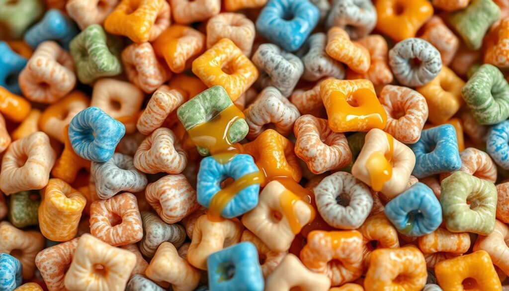 Chex Cereal Types and Toffee Sauce Ingredients