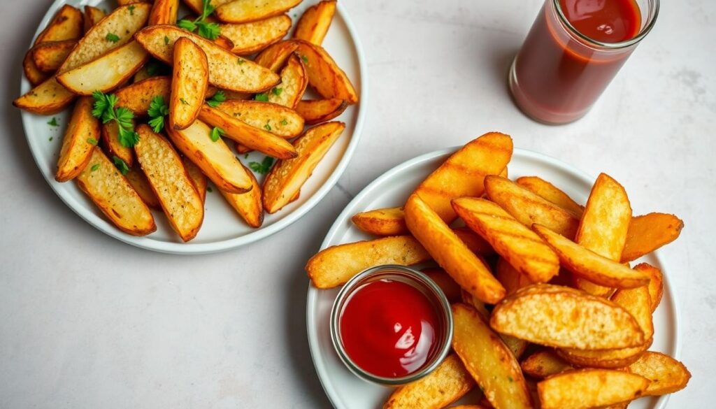 baked vs fried potato wedges
