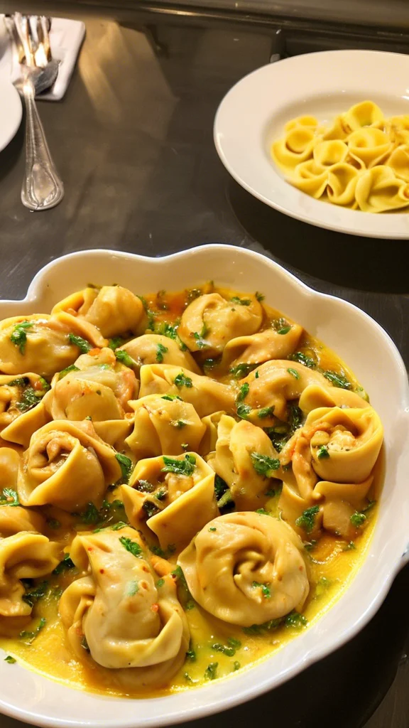One-Pot Spicy Garlic Butter Chicken Tortellini