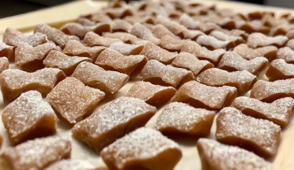 A delicious plate of Crispy Italian Almond Chews