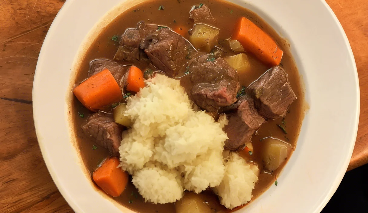 A delicious plate of Best Ever Beef Stew