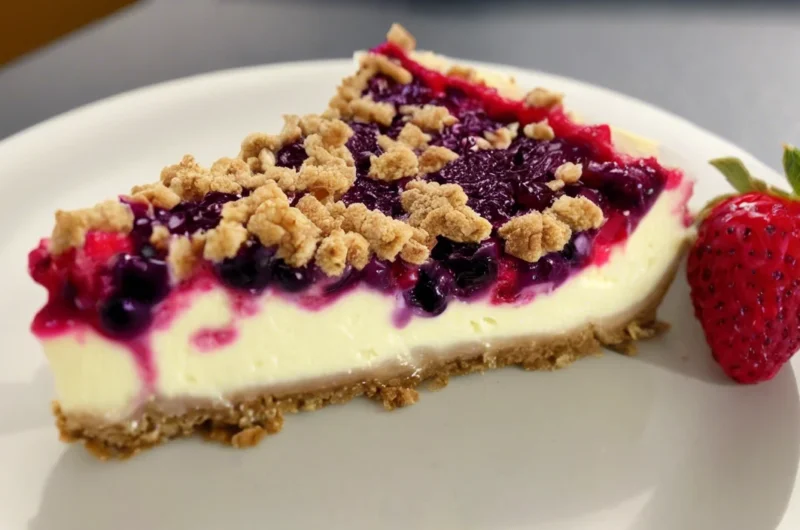 Berry Crumble Cheesecake