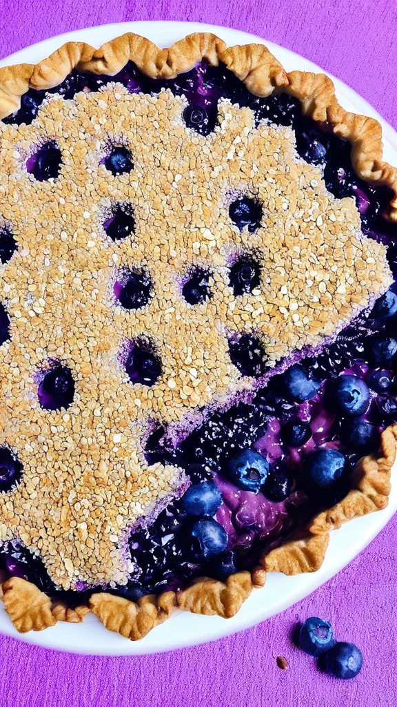Step-by-step making No-Bake Plant-Based Vegan Blueberry Chia Seed Pie