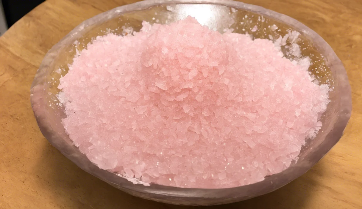 A delicious plate of Pink Salt Trick Recipe