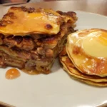 A delicious plate of Pancake Sausage Casserole