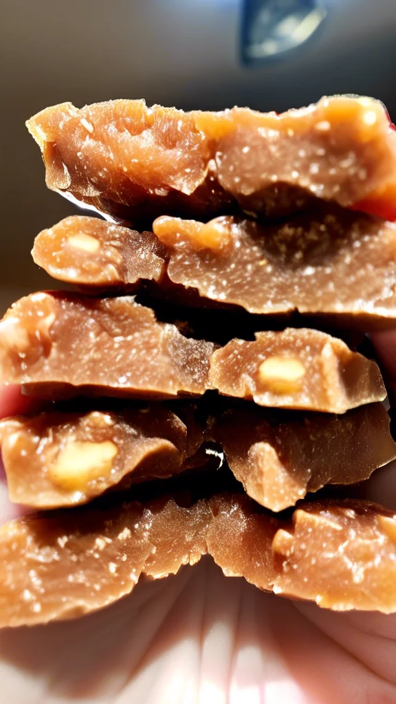 Beautifully plated Crispy Italian Almond Chews