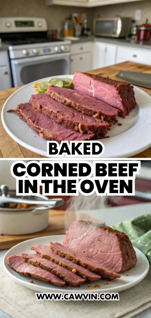Baked Corned Beef in the Oven 2 - Easy Peasy Recipes