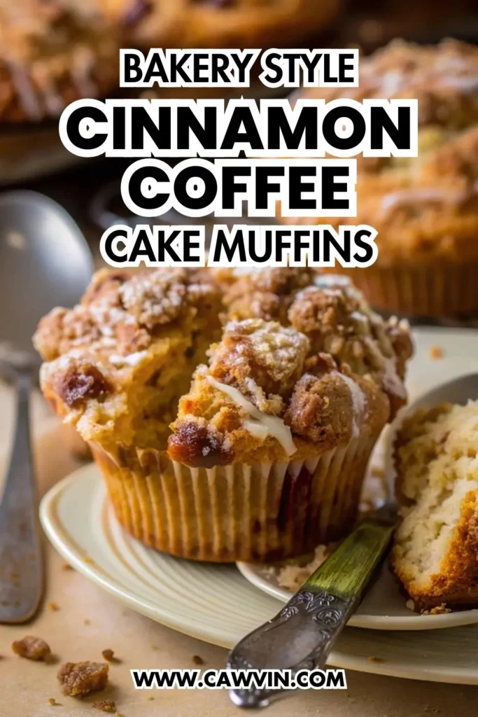 Bakery Style Cinnamon Coffee Cake Muffins - Easy Peasy Recipes