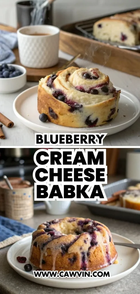 Blueberry Cream Cheese Babka 2 - Easy Peasy Recipes