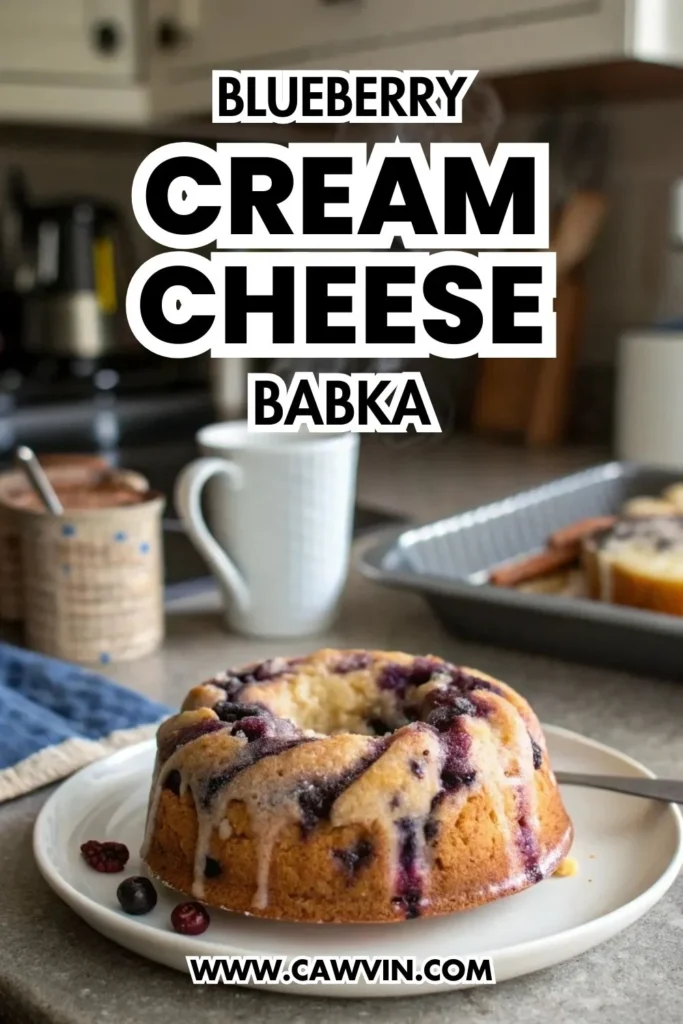 Blueberry Cream Cheese Babka - Easy Peasy Recipes