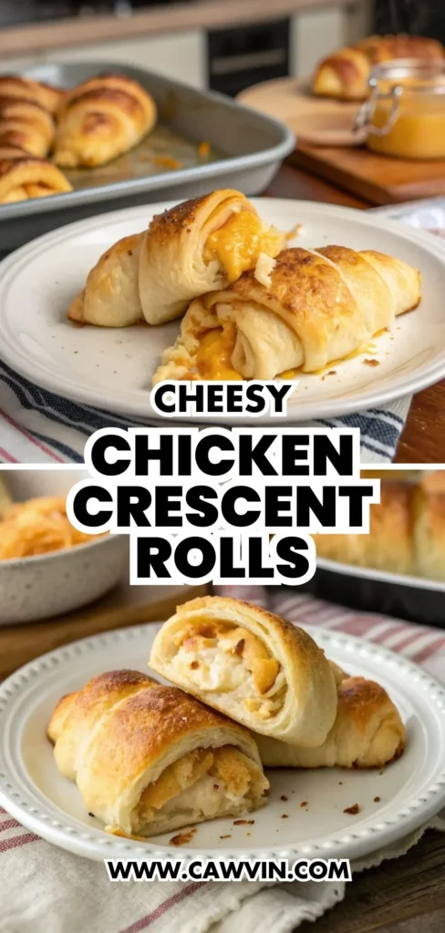 Cheesy Chicken Crescent Rolls 2 - Easy Peasy Recipes