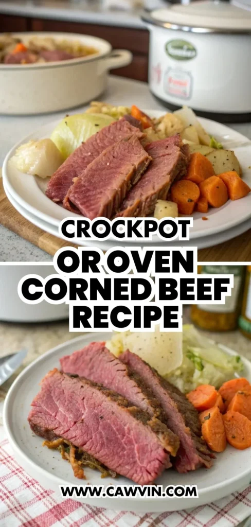 Crockpot or Oven Corned Beef Recipe 2 - Easy Peasy Recipes