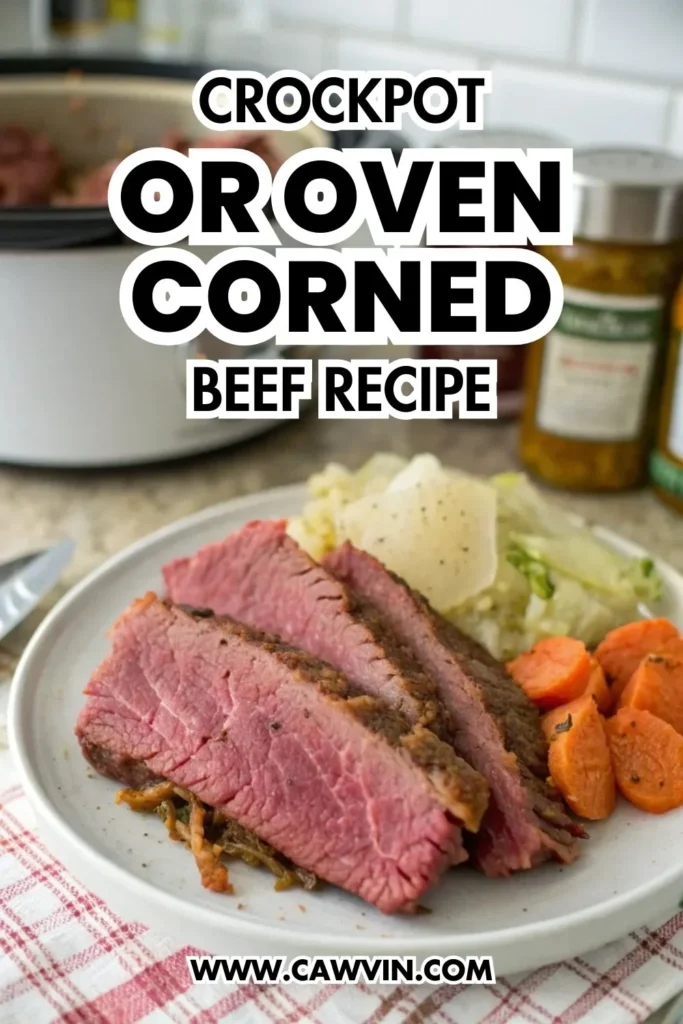 Crockpot or Oven Corned Beef Recipe - Easy Peasy Recipes