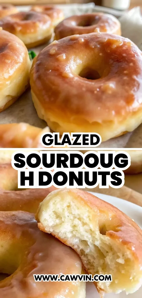 Glazed Sourdough Donuts 2 - Easy Peasy Recipes
