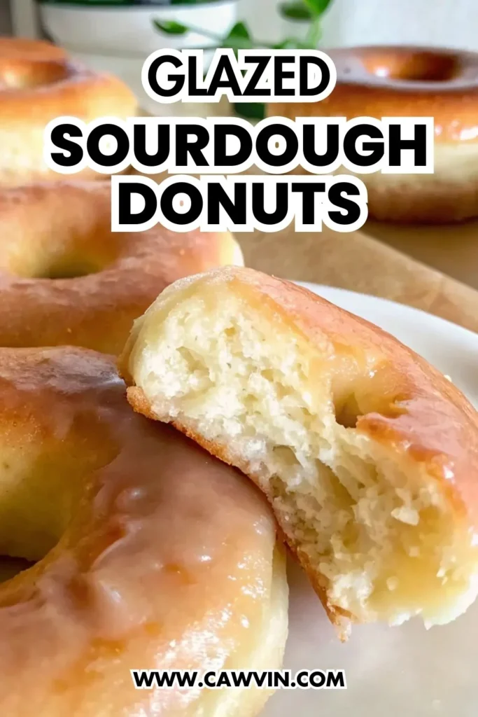 Glazed Sourdough Donuts - Easy Peasy Recipes