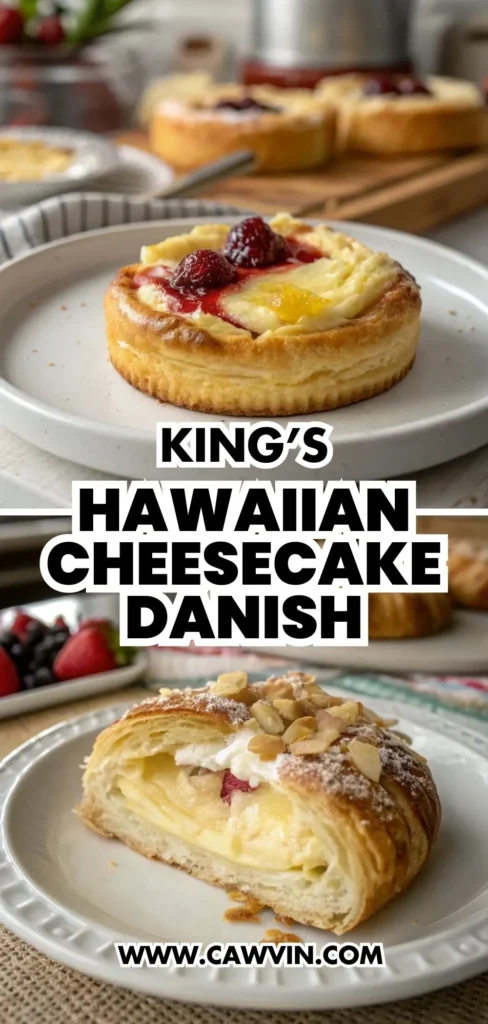 Kings Hawaiian Cheesecake Danish 2 - Easy Peasy Recipes