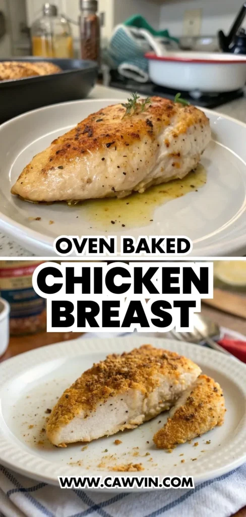 Oven Baked Chicken Breast 2 - Easy Peasy Recipes