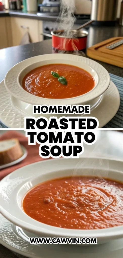 Roasted Tomato Soup 2 - Easy Peasy Recipes