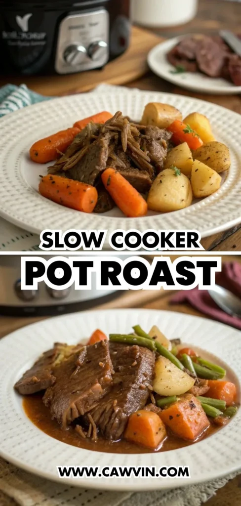 Slow Cooker Pot Roast 2 - Easy Peasy Recipes