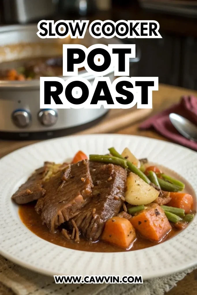 Slow Cooker Pot Roast - Easy Peasy Recipes