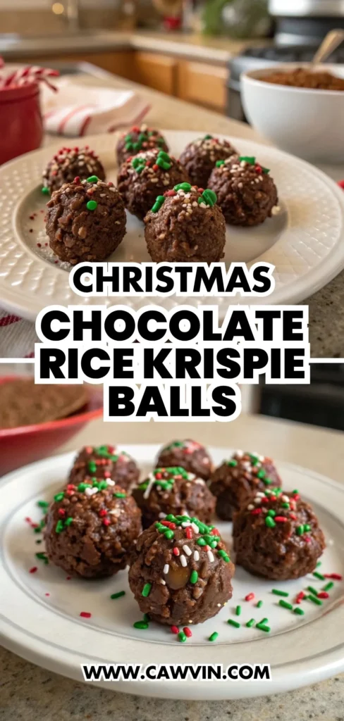 Christmas Chocolate Rice Krispie Balls 1000x2100 1 - Easy Peasy Recipes