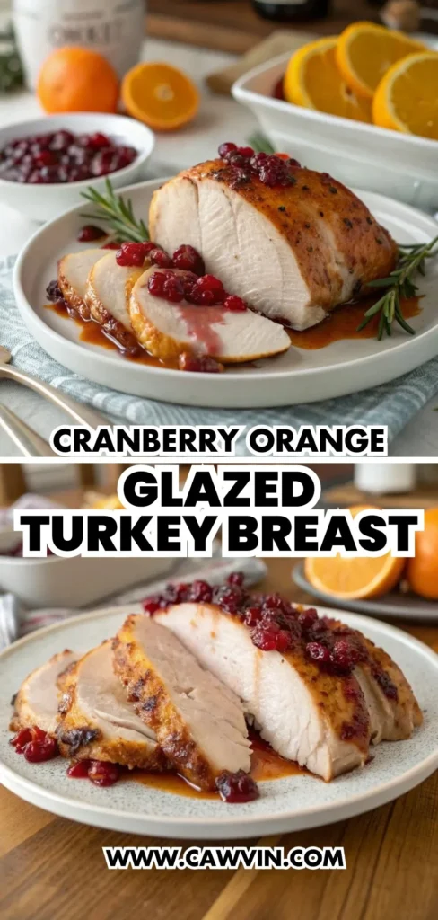 Cranberry Orange Glazed Turkey Breast 2 - Easy Peasy Recipes