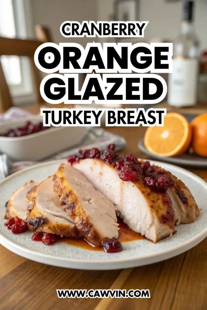 Cranberry Orange Glazed Turkey Breast - Easy Peasy Recipes