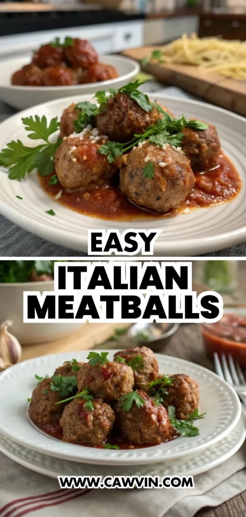 Easy Italian Meatballs 2 - Easy Peasy Recipes