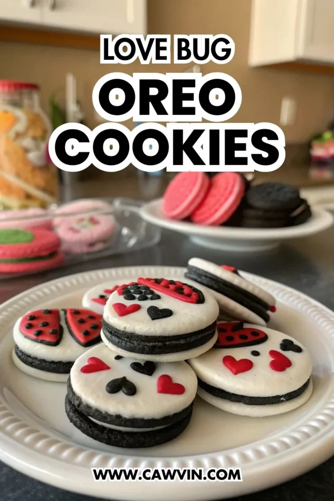 Love Bug Oreo Cookies 1000x1500 1 - Easy Peasy Recipes