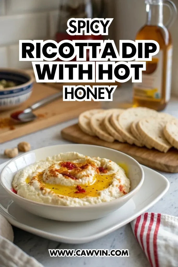 Spicy Ricotta Dip with Hot Honey - Easy Peasy Recipes