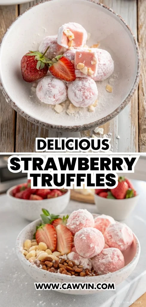 Strawberry Truffles 1000x2100 1 - Easy Peasy Recipes