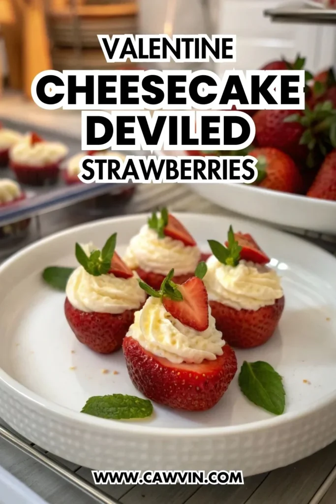 Cheesecake Deviled Strawberries 1000x1500 1 - Easy Peasy Recipes