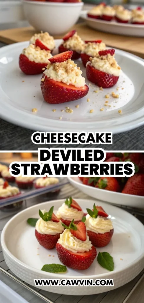 Cheesecake Deviled Strawberries 1000x2100 1 - Easy Peasy Recipes