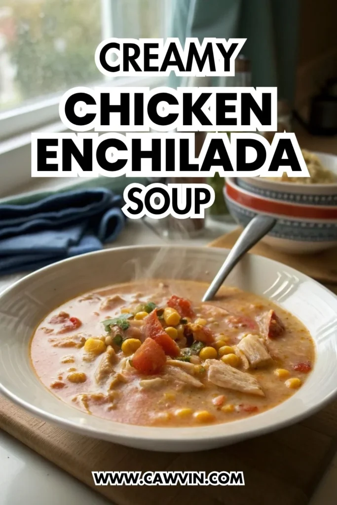 Creamy Chicken Enchilada Soup 1000x1500 1 - Easy Peasy Recipes