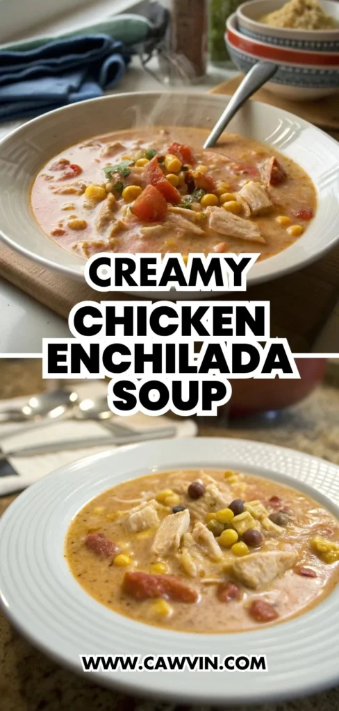 Creamy Chicken Enchilada Soup 1000x2100 1 - Easy Peasy Recipes