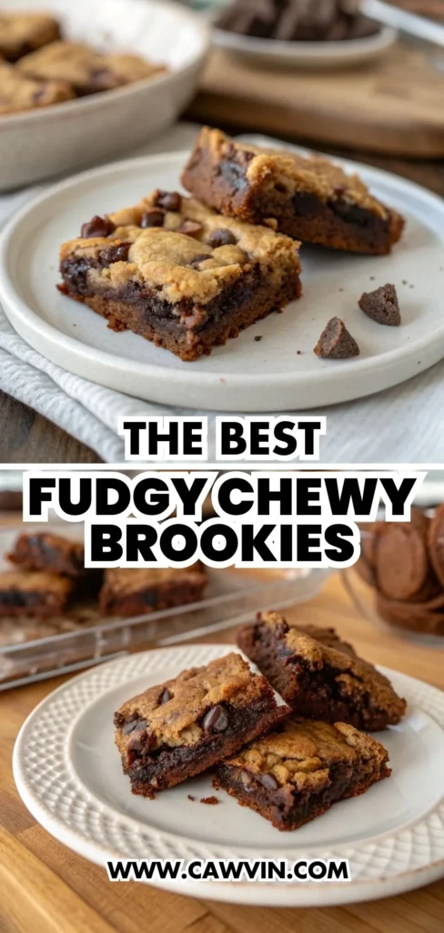 The BEST Fudgy Chewy Brookies 1000x2100 1 - Easy Peasy Recipes
