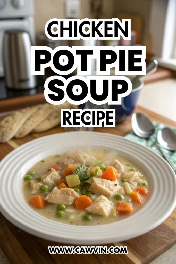Chicken Pot Pie Soup Recipe 1000x1500 1 - Easy Peasy Recipes
