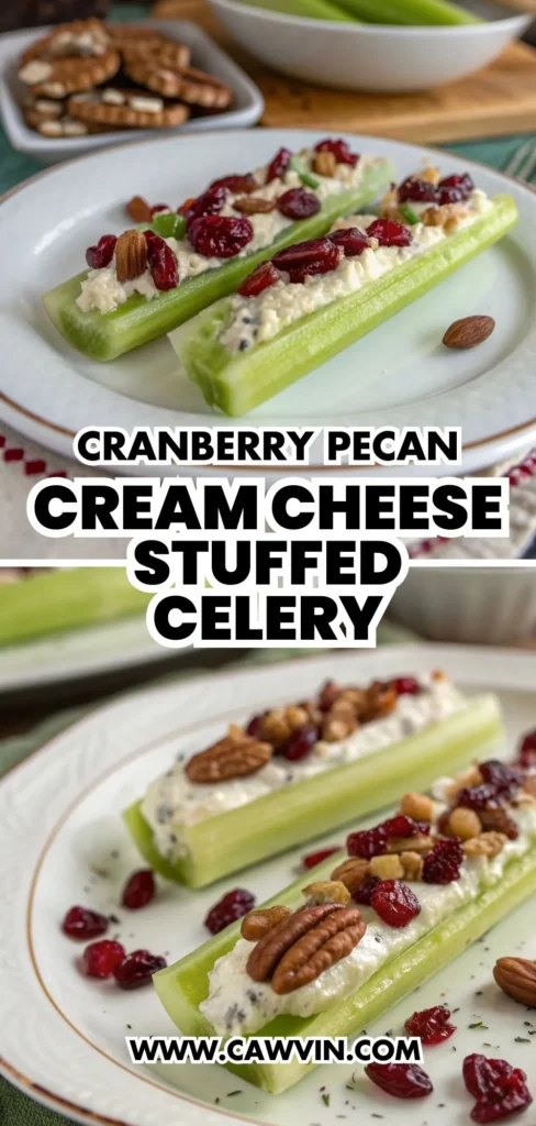 Cranberry Pecan Cream Cheese Stuffed Celery 1000x2100 1 - Easy Peasy Recipes