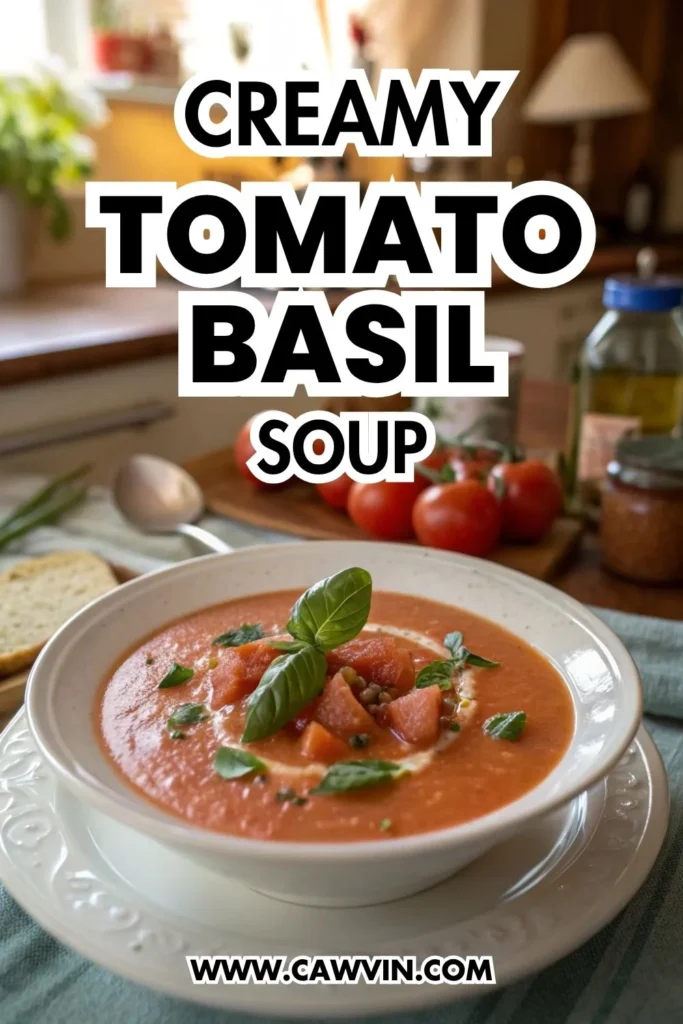 Creamy Tomato Basil Soup 1000x1500 1 - Easy Peasy Recipes