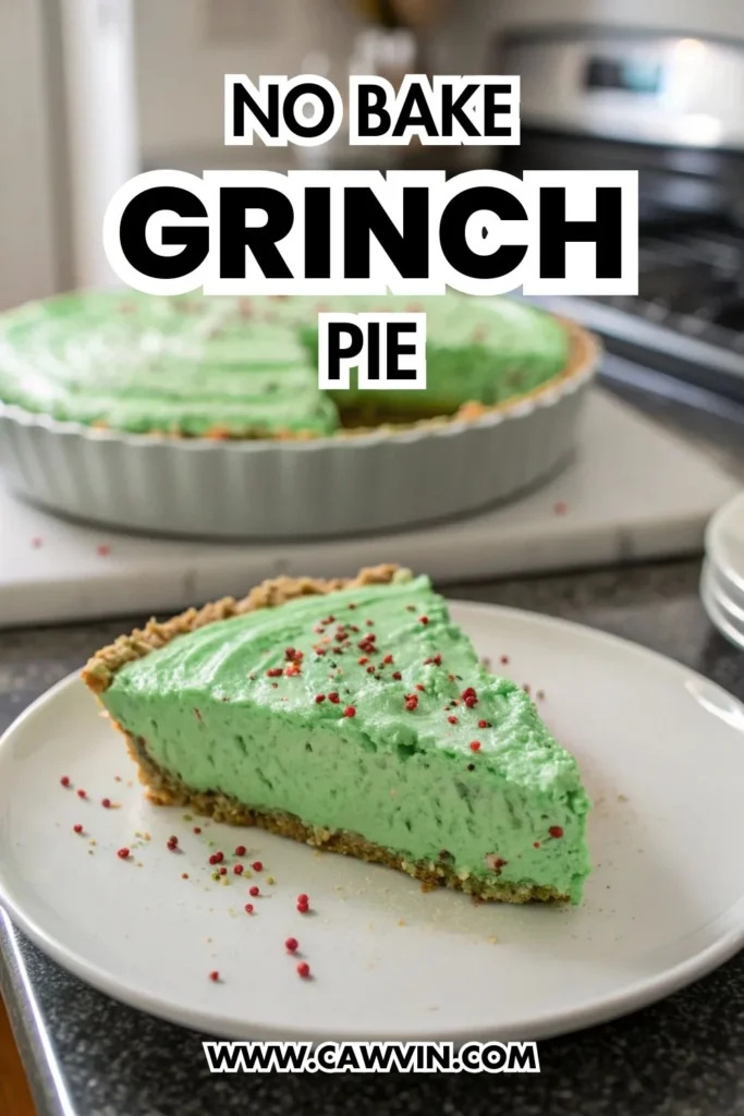No Bake Grinch Pie 1000x1500 1 - Easy Peasy Recipes