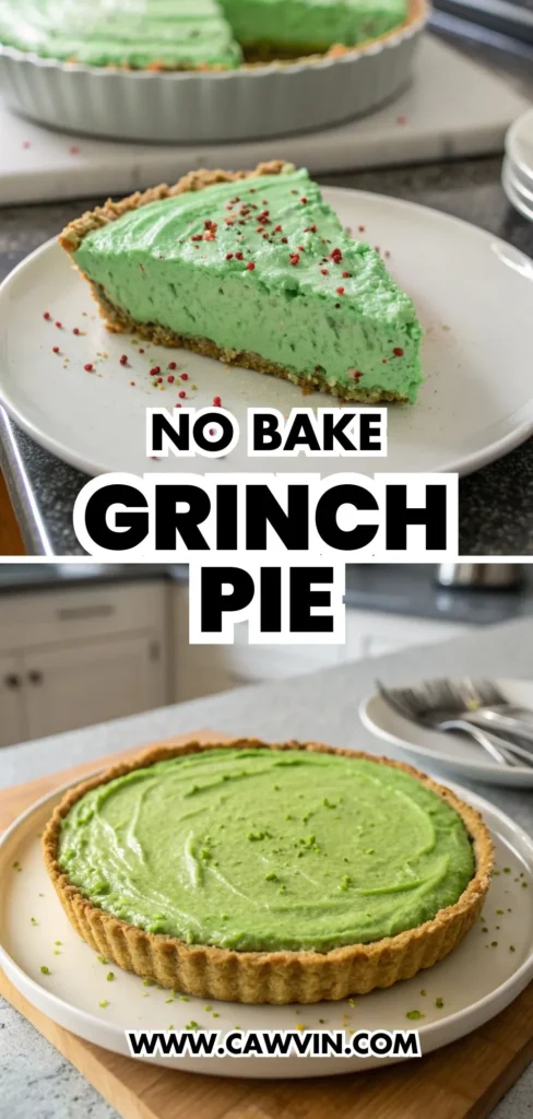 No Bake Grinch Pie 1000x2100 1 - Easy Peasy Recipes