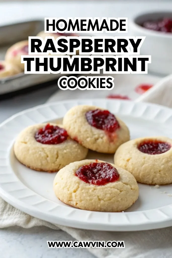 Raspberry Thumbprint Cookies 1000x1500 1 - Easy Peasy Recipes