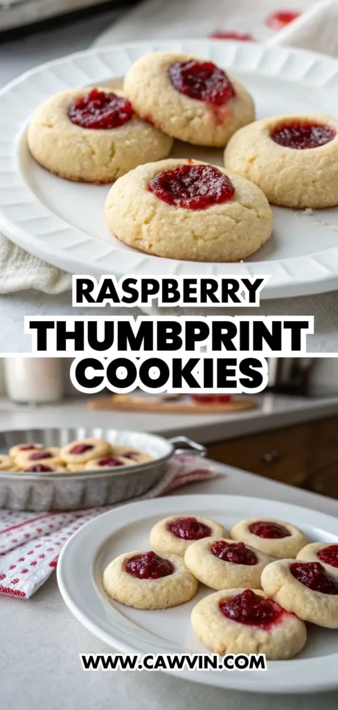 Raspberry Thumbprint Cookies 1000x2100 1 - Easy Peasy Recipes