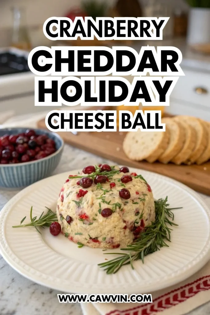 Cranberry Cheddar Holiday Cheese Ball 1000x1500 1 - Easy Peasy Recipes