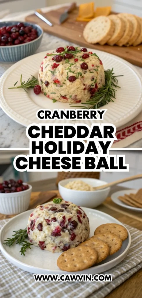 Cranberry Cheddar Holiday Cheese Ball 1000x2100 1 - Easy Peasy Recipes