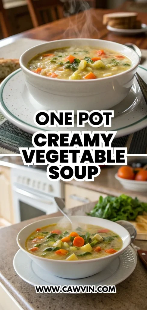 One Pot Creamy Vegetable Soup 1000x2100 1 - Easy Peasy Recipes