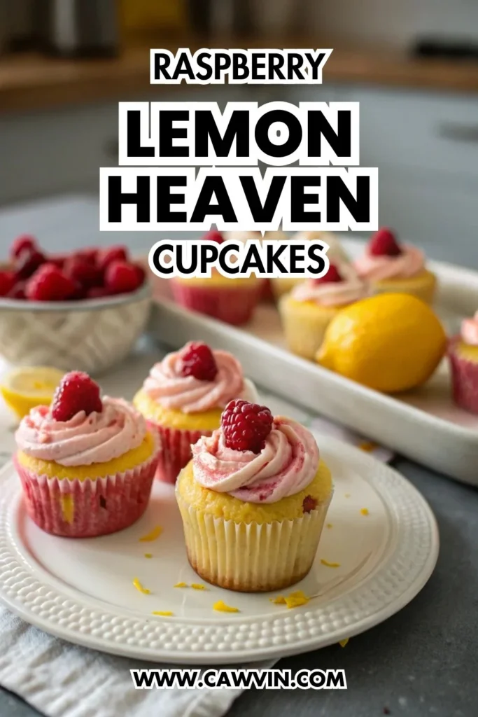 Raspberry Lemon Heaven Cupcakes 1000x1500 1 - Easy Peasy Recipes