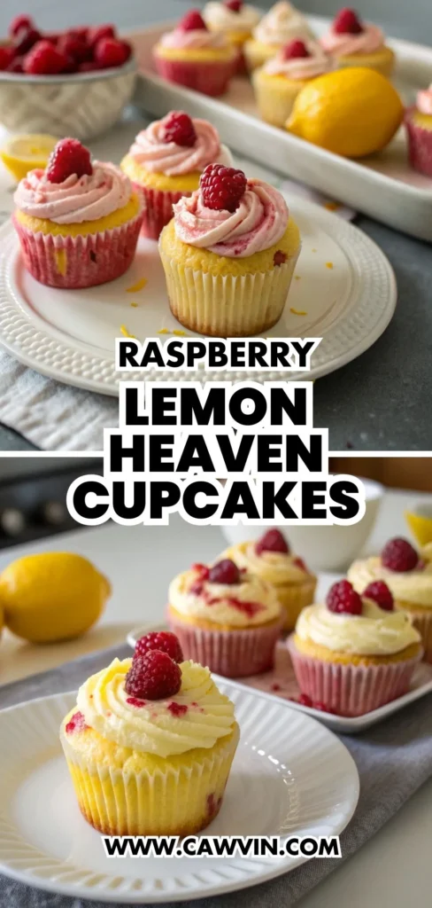 Raspberry Lemon Heaven Cupcakes 1000x2100 1 - Easy Peasy Recipes