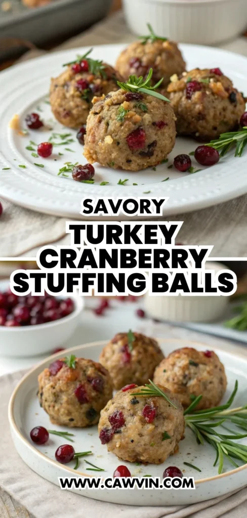 Savory Turkey Cranberry Stuffing Balls 1000x2100 1 - Easy Peasy Recipes